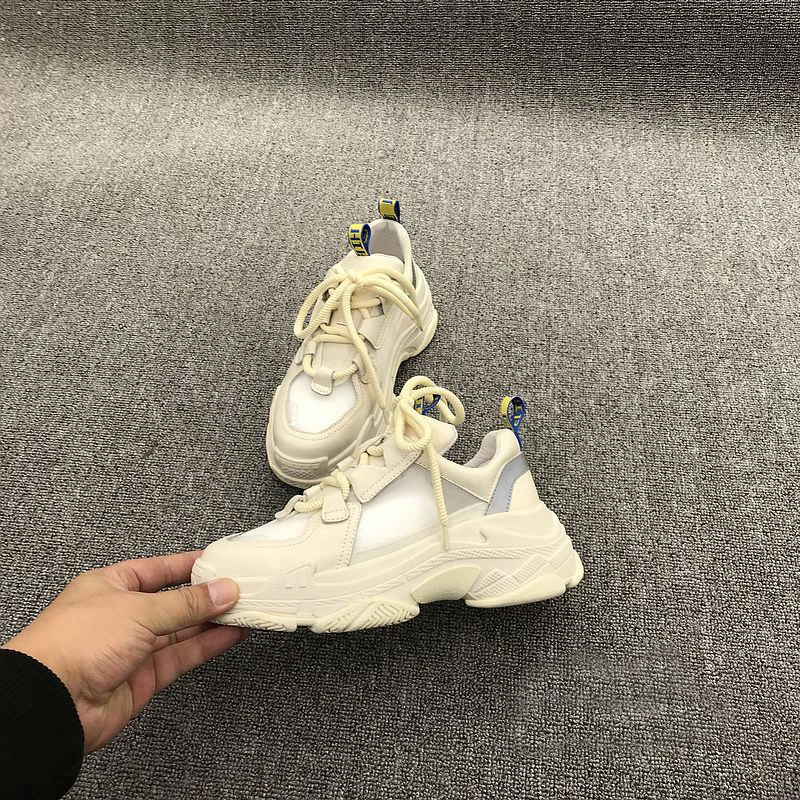 RY РЕЛА/Корейская версия ins tide shoes 2019 г. Новые Летние кожаные Повседневные высокие