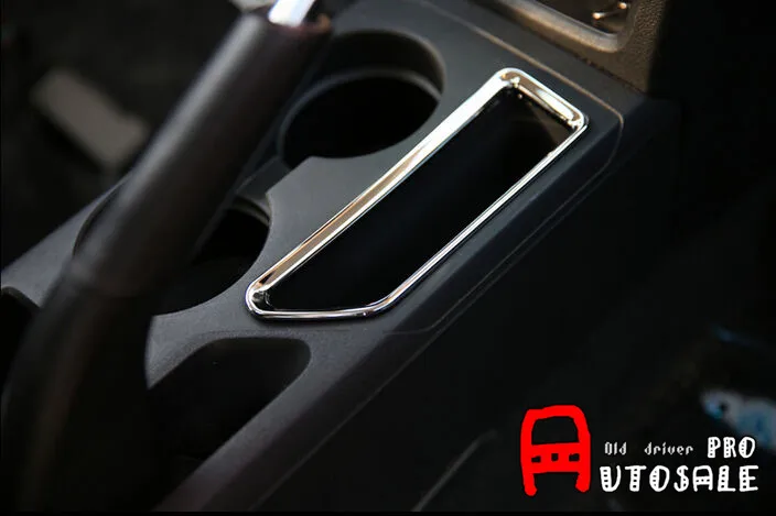 Хромированная крышка ящика для хранения под тормозной ручкой Jeep Compass 2011 2012 2013 2014