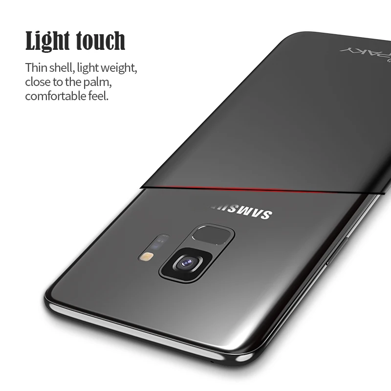 Чехол для Samsung S9 Plus IPAKY брендовый роскошный гибридный чехол из закаленного стекла