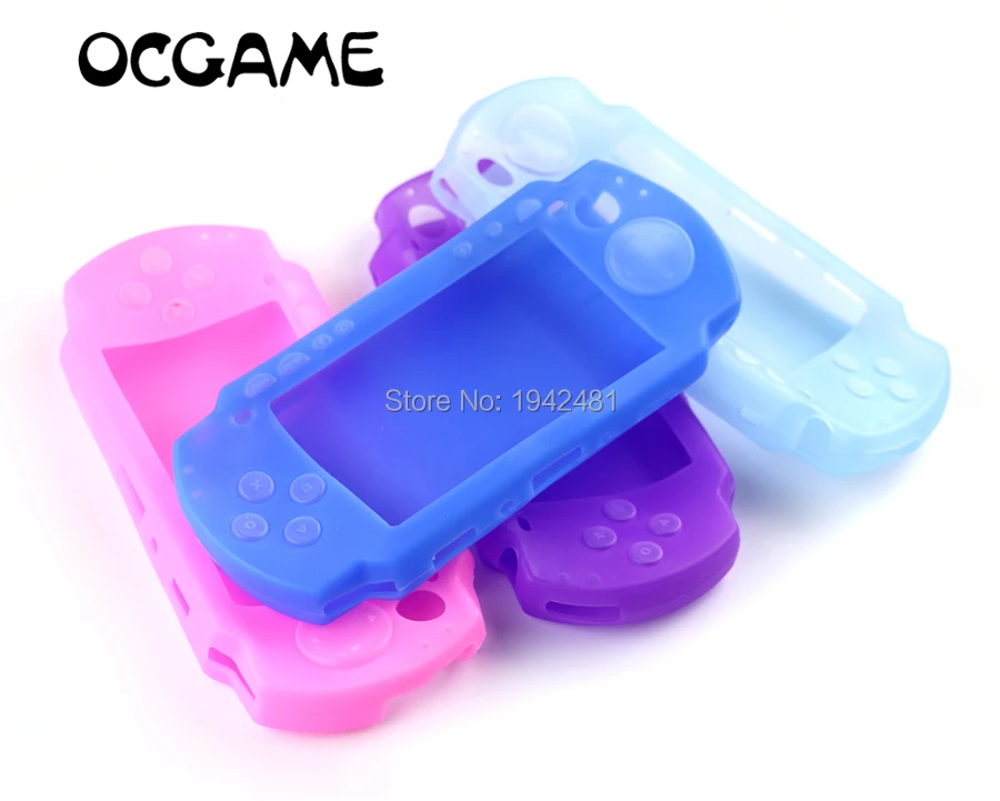 Высококачественный Защитный Мягкий силиконовый чехол 12 шт./лот для PSP1000 PSP 1000