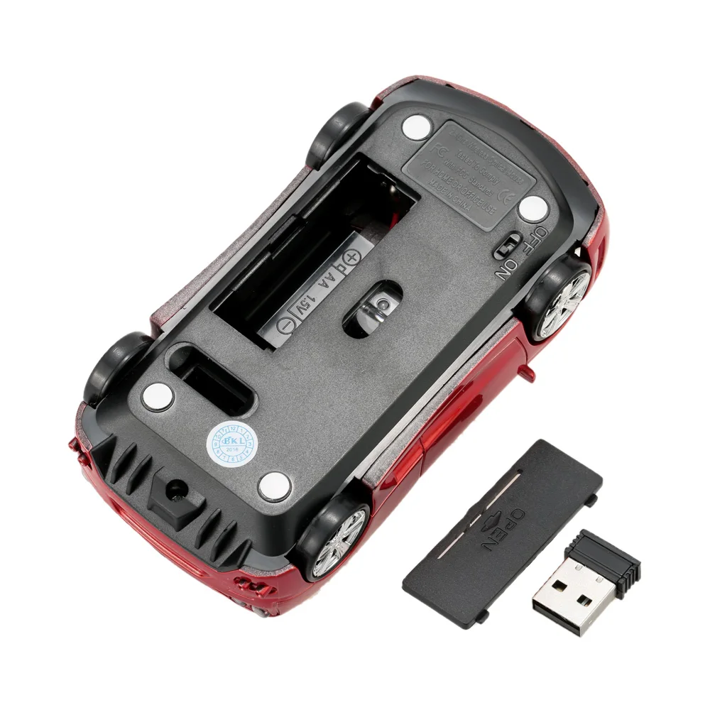 2 4 GHz беспроводная мышь компьютерная гоночная Автомобильная оптическая USB