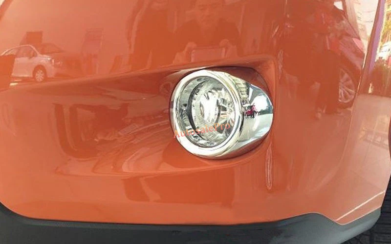 Хромированные передние противотуманные фары светильник бампера верхняя крышка