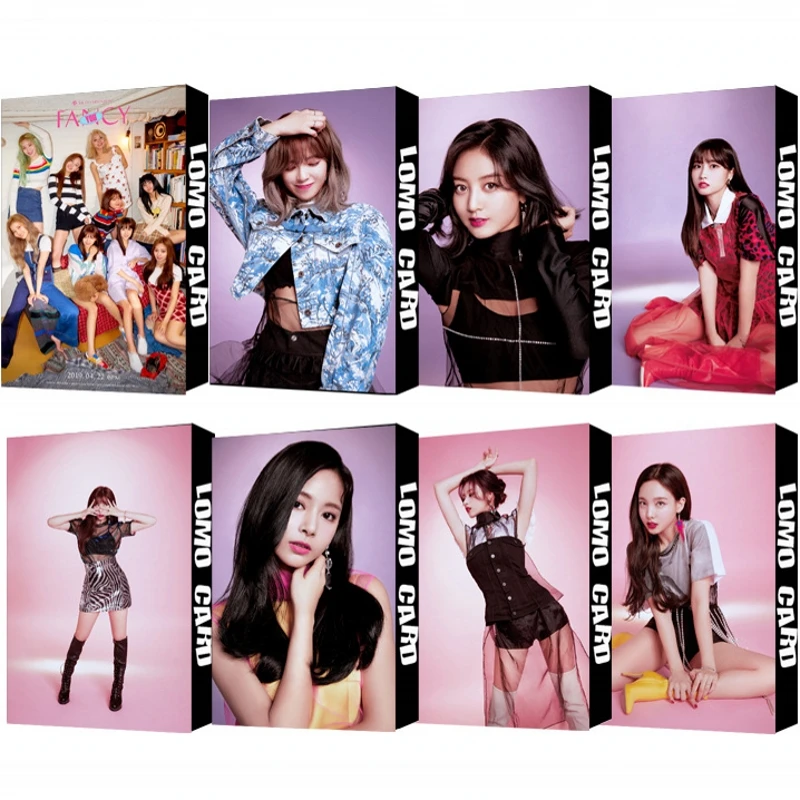 30 шт./компл. KPOP TWICE Girls 08 фотоальбом HD ПВХ карты самодельные ломо