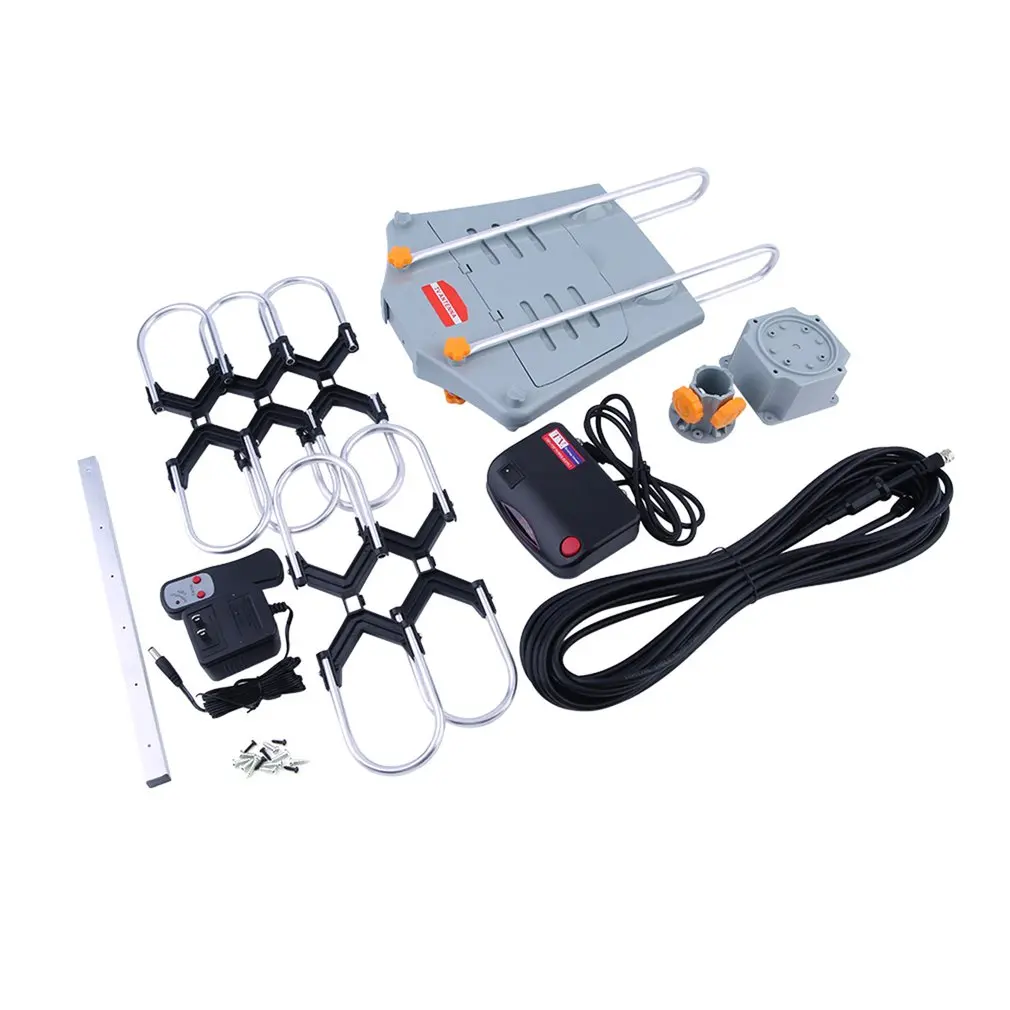 FOURPAIR 150 миля Высокое разрешение цифрового телевидения наружная антенна США правила FP-9000 360 градусов Поворот