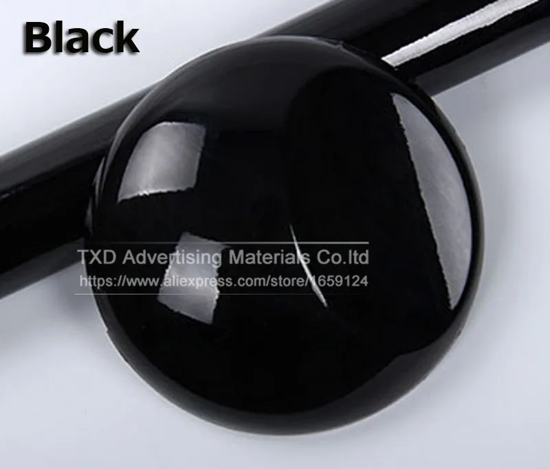 Black 10/20 Вт, 30 Вт/40/50/60*152 см цемента серый винил Стикеры высокая глянцевая виниловая пленка глянцевый виниловый Обёрточная бумага Стикеры светильник голубой Виниловый фон - Название цвета: Black