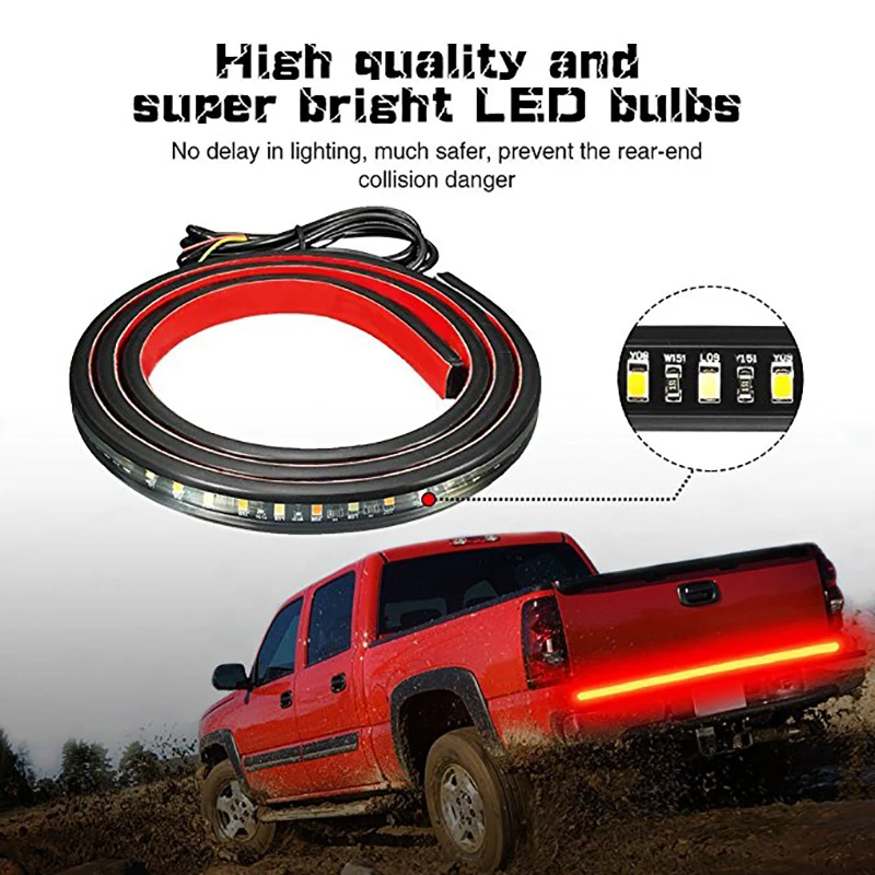 Световая лента OKEEN для задних ворот 5 функций 60 дюймов 3528 90LEDs водонепроницаемая с