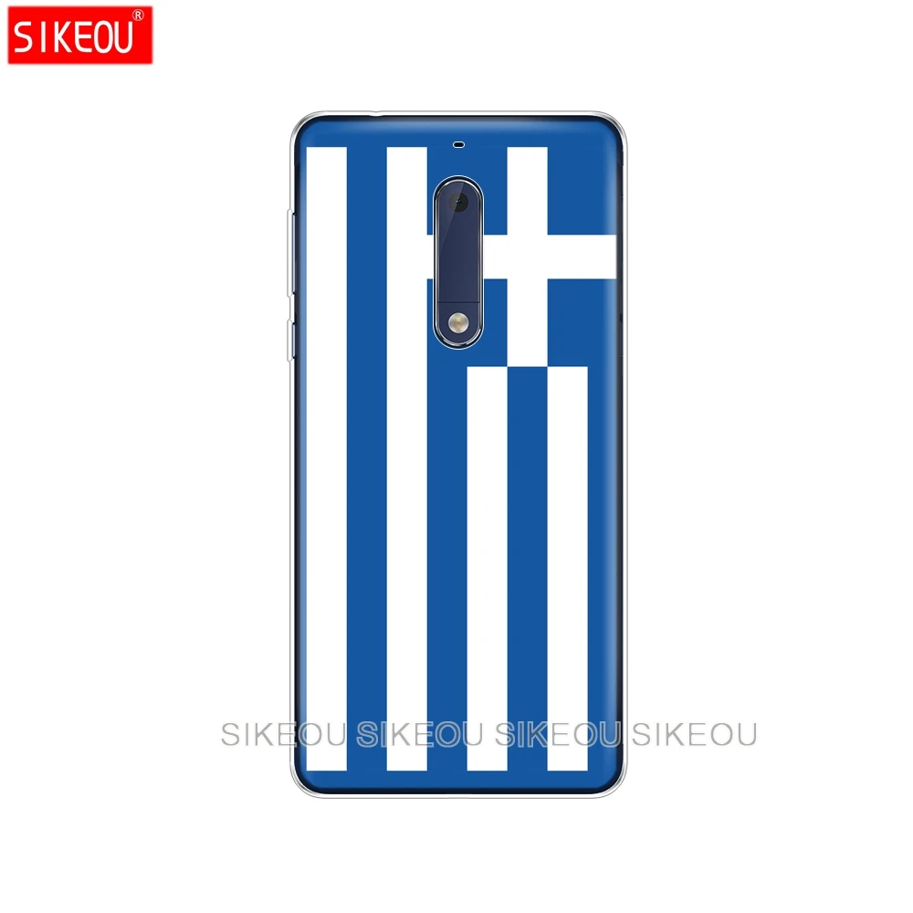 Силиконовый чехол для телефона Nokia 5 3 6 7 PLUS 8 9 /Nokia 1 2 2018 с античным флагом