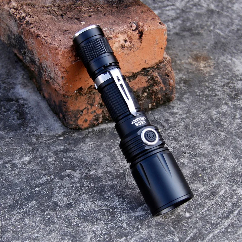 CRELANT V5CS тактический фонарь 10 W CREE XP-L HI светодиодный безэлектродное регулирование освещения фонарик(1*18650 или 2* CR123A