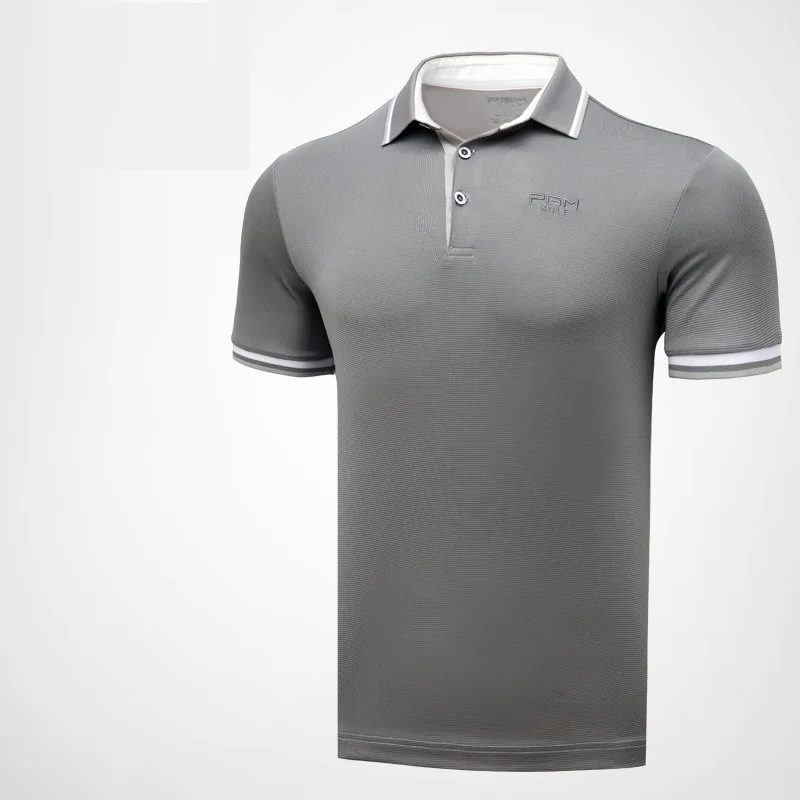 PGM Men Quick Dry Golf T-shirts Male Breathable Short Sleeve T-Shirt Sport Training Fitness Apparel AA11821 | Спорт и развлечения