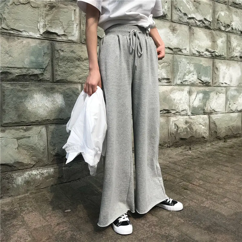 HziriP Loose Casual Fresh New Straight Stylish Female Spring Elastic Ladies Hot Empire Simple Free Full Length Pants 2 Colors | Женская