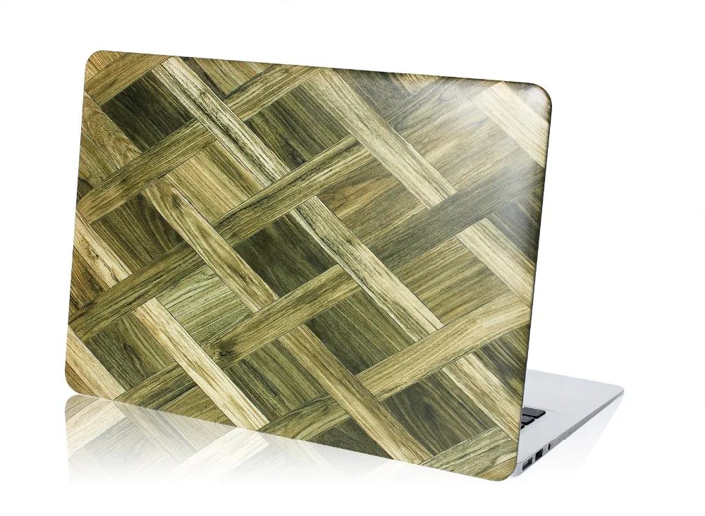 JUNWER модный твердый деревянный чехол для MacBook Air Pro retina 11 12 13 15 с сенсорной панелью для Mac book 13,3 15 дюймов A1932