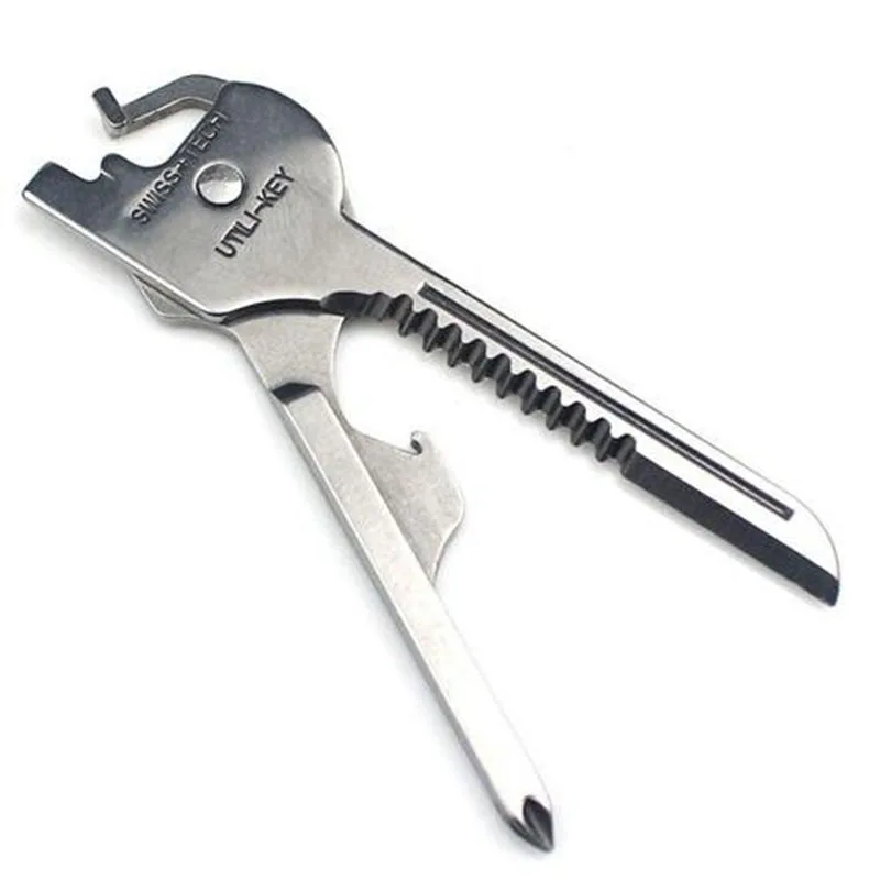 MrY Новый мини брелок Мультитул 6 в 1 Utili Key для кемпинга выживания спасения