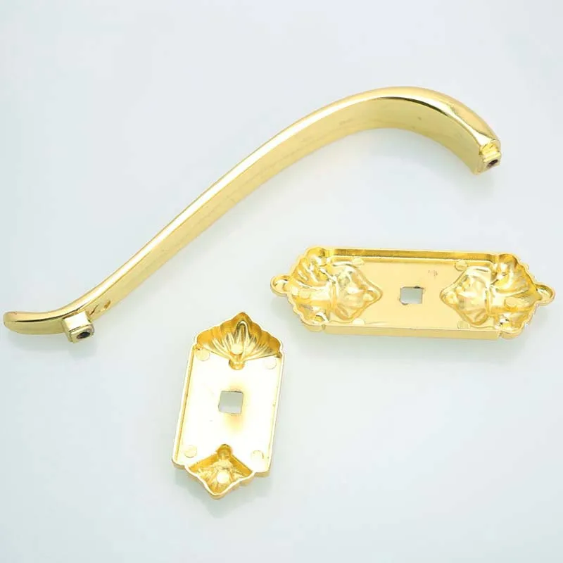 Европейские рукоятки 128 мм золотые ручки для ящиков и шкафов диаметром 2 5 дюйма