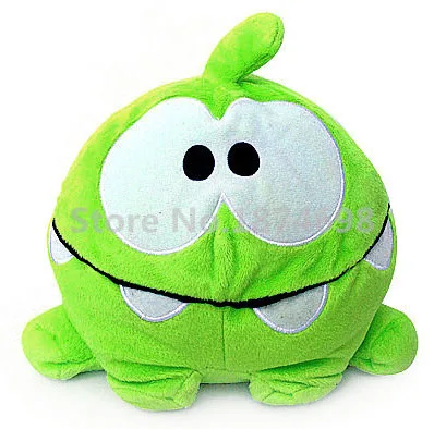 Новинка плюшевая игрушка Happy Om Nom 22 см милая лягушка набивные животные мягкие