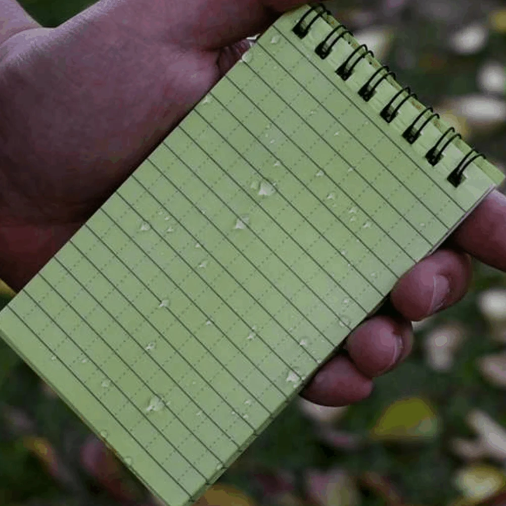 Tactical Note Book All-Weather All Weather Notebook Waterproof Writing Paper in Rain | Канцтовары для офиса и дома