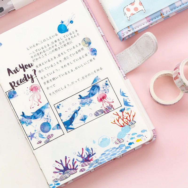 A5 A6 Kawaii креативный карманный блокнот с животными на спирали журналы дневник