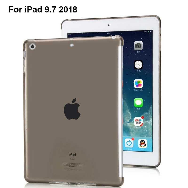 Противоударный чехол из ТПУ для iPad 9 7 2018 прозрачный мягкий накладка кожаный