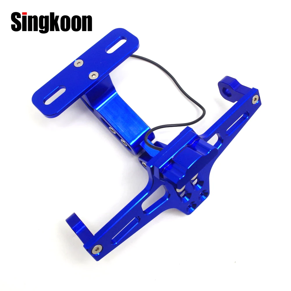 Универсальный держатель номерного знака мотоцикла подставка для регулируемый