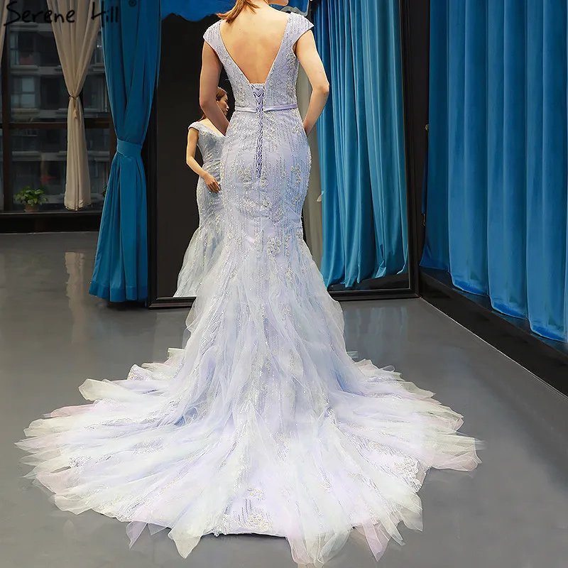 Фиолетовый v образный вырез без рукавов Бисероплетение Свадебные платья с