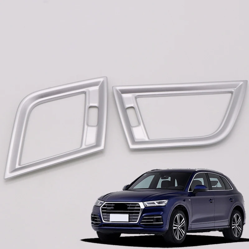 Для Audi Q5 FY 2018 ABS аксессуары для интерьера лицевая сторона Кондиционер Vent накладка