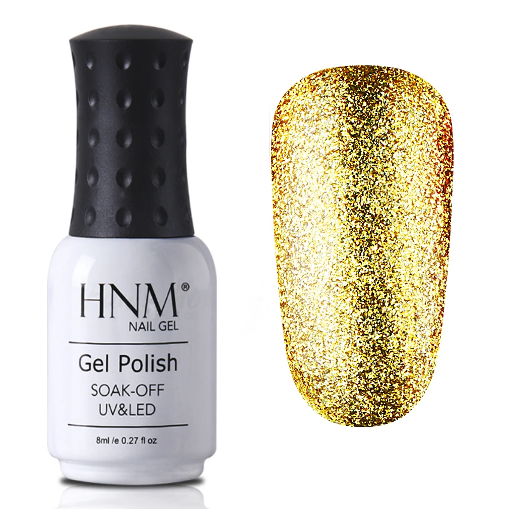 58018 HNM Bling Platinum гель для ногтей 8 мл Блеск УФ-гель для ногтей светодиодный светильник гель лак Полупостоянный Гель-лак грунтовка для ногтей - Цвет: 58018