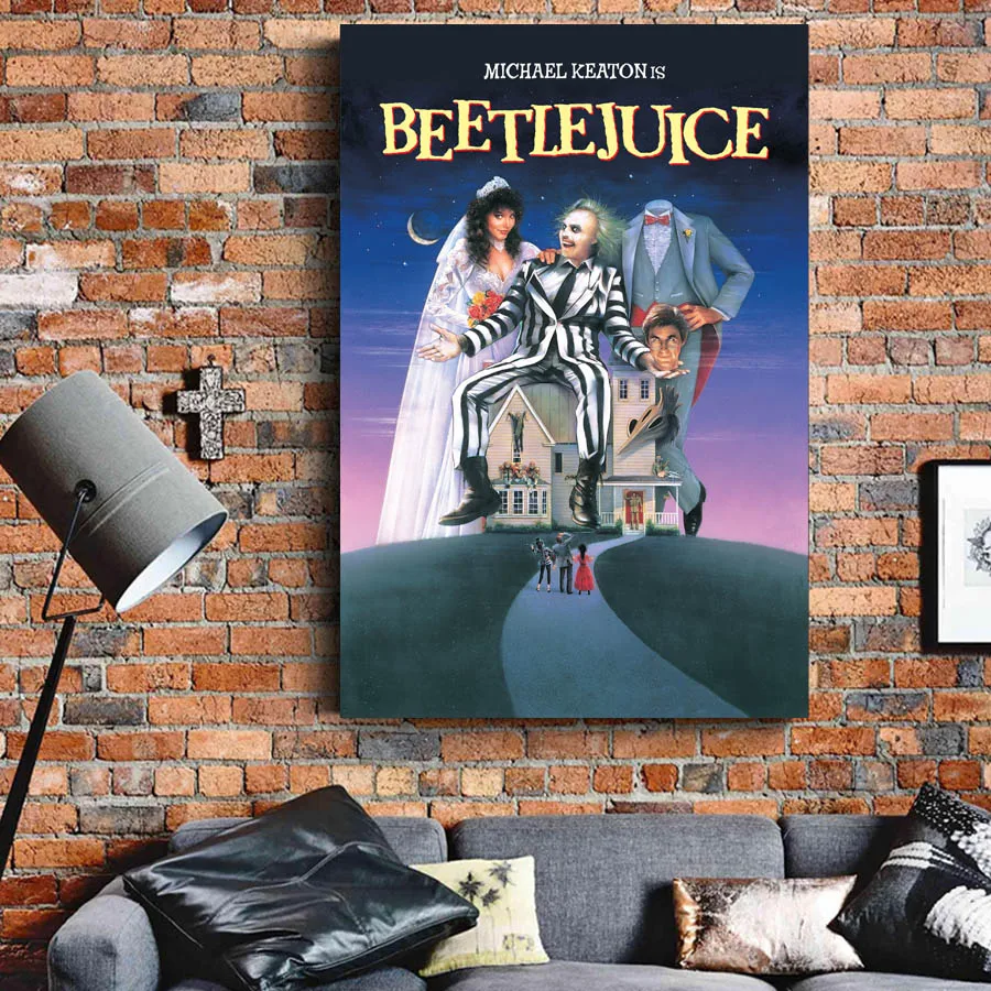 Индивидуальные принты от Beetlejuice (1988) постер фильма настенное художественное