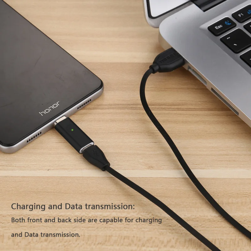 Магнитный адаптер CANDYEIC для быстрой зарядки для IPhone Android type C Micro USB 2,0 устройство для Micro USB кабель Магнитный адаптер