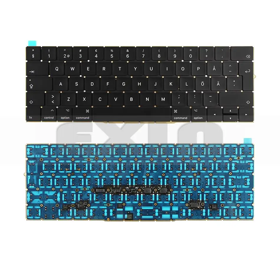 Новинка для MacBook Pro 13 3 &quotRetina A1706 шведская клавиатура с подсветкой 2016 2017 MLH12 MPXV2 EMC3071