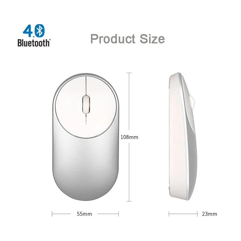 2018 new 1200DPI 2.4G + Bluetooth 4.0 dual mode wireless mouse for OS android and winXP WIN7 WIN8 WIN10 PC | Компьютеры и офис