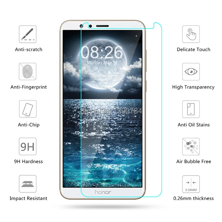 2 шт 2.5D Закаленное стекло протектор экрана для huawei mate SE 5 93 &quotпрозрачное