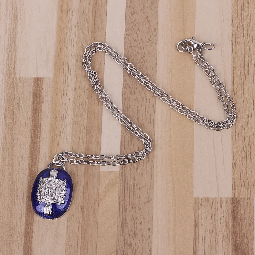 

Damon Salvatore Lapis Lazuli Pendant Necklace Long Chain New