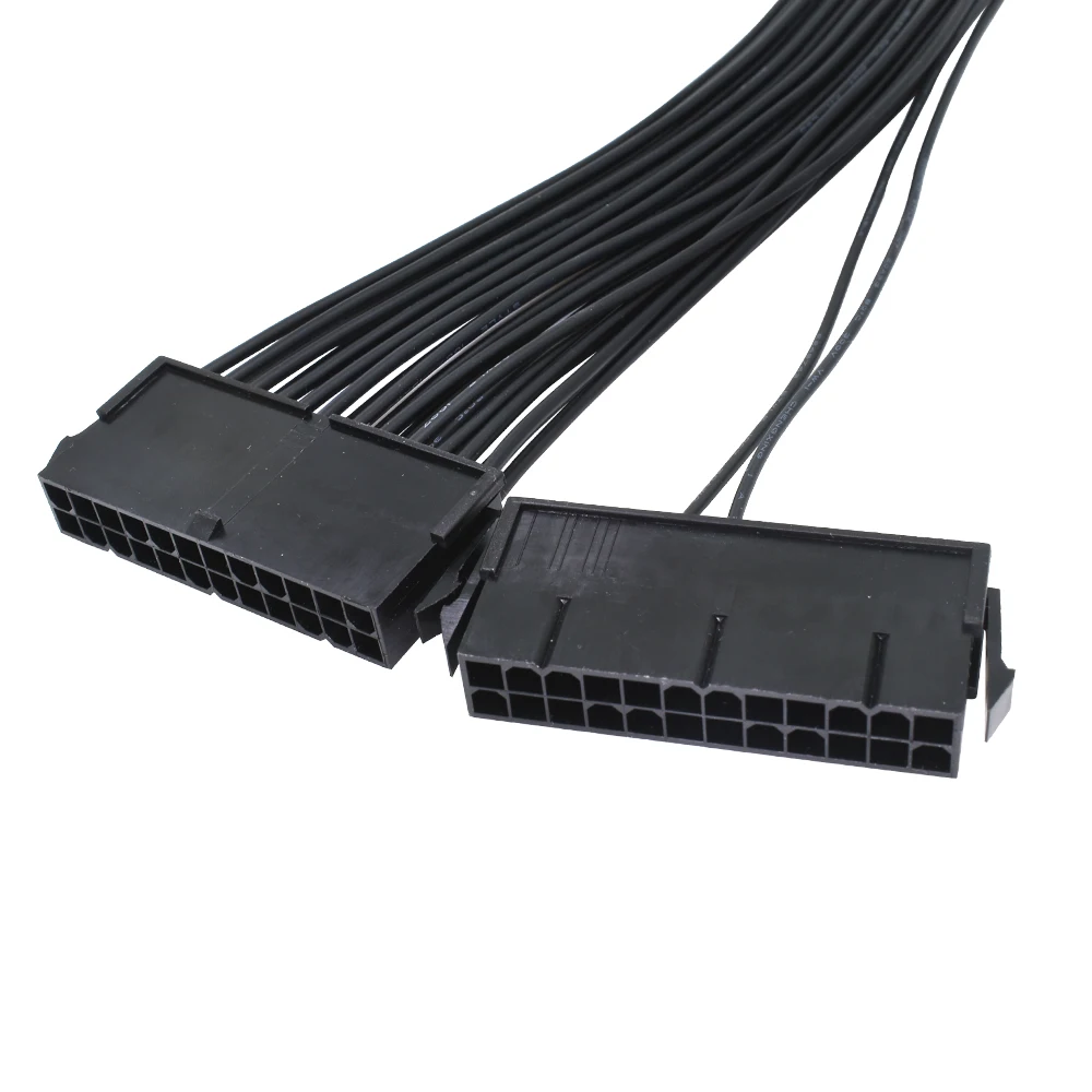 TISHRIC 30 см ATX 24Pin Molex двойной блок питания кабель синхронизации синхронный ADD2PSU
