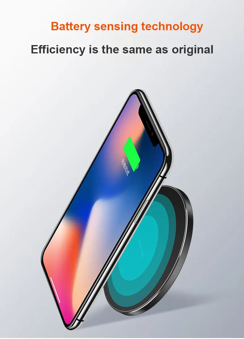 Новое 10 Вт Qi Беспроводное зарядное устройство для iPhone X/8 видимое Быстрое беспроводное зарядное устройство для samsung S8/S8+ 8 Беспроводное зарядное устройство двойной