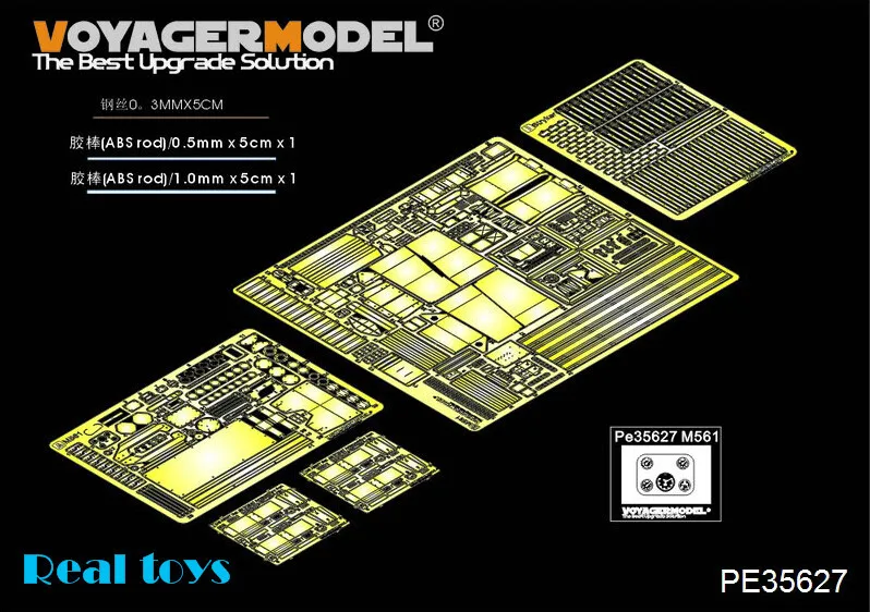 

Voyager MODEL 1/35 SCALE military models#PE35627 Modern US M561 GAMA GOAT 6X6 Vehicle (For TAMIYA 35330) plastic model kit