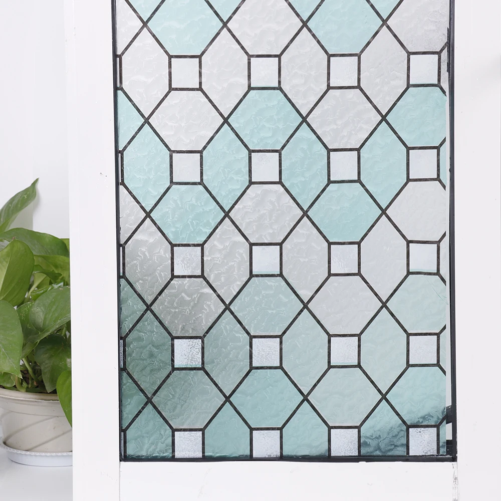 SUNICE не клейкая зеркальная 2D статическая оконная пленка стеклянная без клея