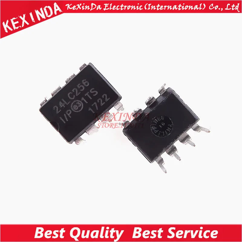 24LC256-I/P 24LC256 I/P DIP-8 IC 50 шт./лот Бесплатная доставка | Электронные компоненты и
