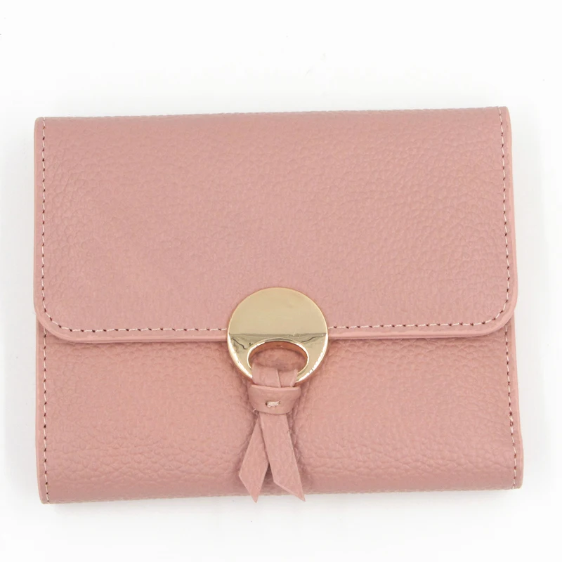 Для женщин бантом портмоне короткие кошелек женский сцепления кошельки Carteira