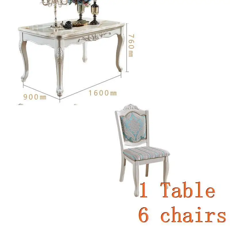 Masa Sandalye Sala De Jantar Esstisch Tafel Redonda Eettafel Tisch обеденный набор европейский стол - Цвет: MODEL J