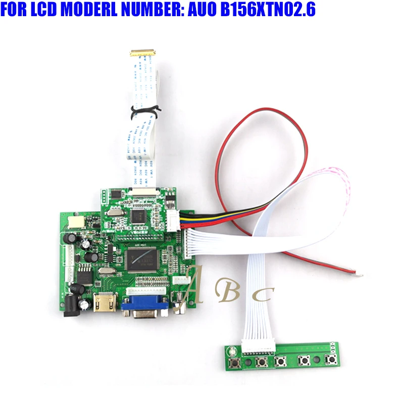 Плата контроллера EDP HDMI VGA 2AV LVDS комплект модулей для AUO B156XTN02.6 15 6 &quot1366X768 30P