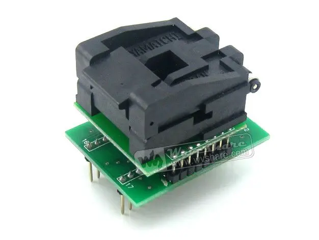 1 27 мм Шаг PLCC32 к DIP32 (B) Yamaichi IC тестовая розетка программирующий адаптер для чипа