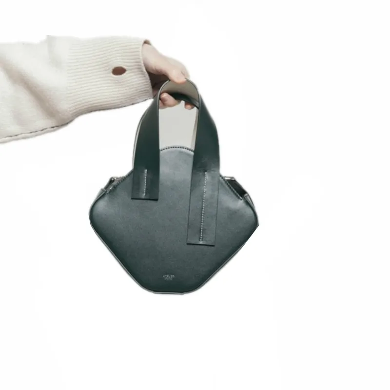 

Bags for women handbag designer 2021 spring new Korean designer irregular square handbag double zipper shoulder bag