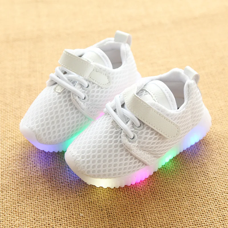 2017 new Eur 21-30 kids fashion shoes with led light up luminous glowing sneakers toddler boys girls sneaker | Детская одежда и