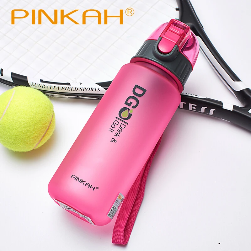 Бутылка для воды Pinkah 530 мл Спортивная фитнеса улицы чашка напитков с
