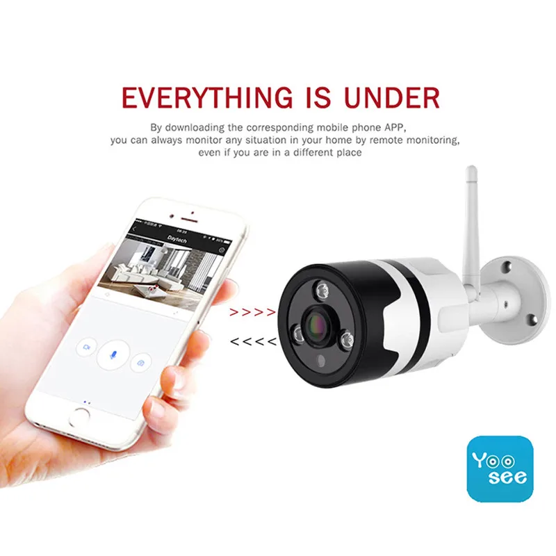Wifi наружная IP камера 1080P Водонепроницаемая 2.0MP беспроводная безопасности