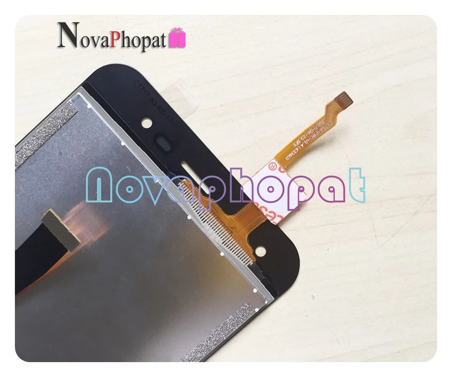

Novaphopat 100% Tested Black LCD Full Assembly For BQ BQ-5012L Rich BQ-5012 5012 LCD Display Screen With Touch Screen Digitizer