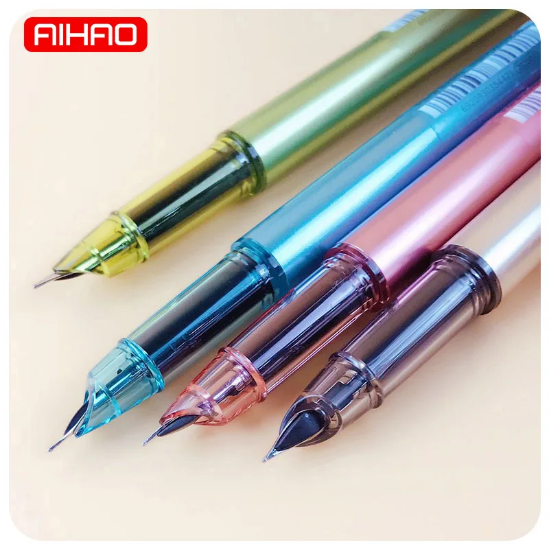 AIHAO Милая многоцветная авторучка для каллиграфического чернил Iraurita Caneta