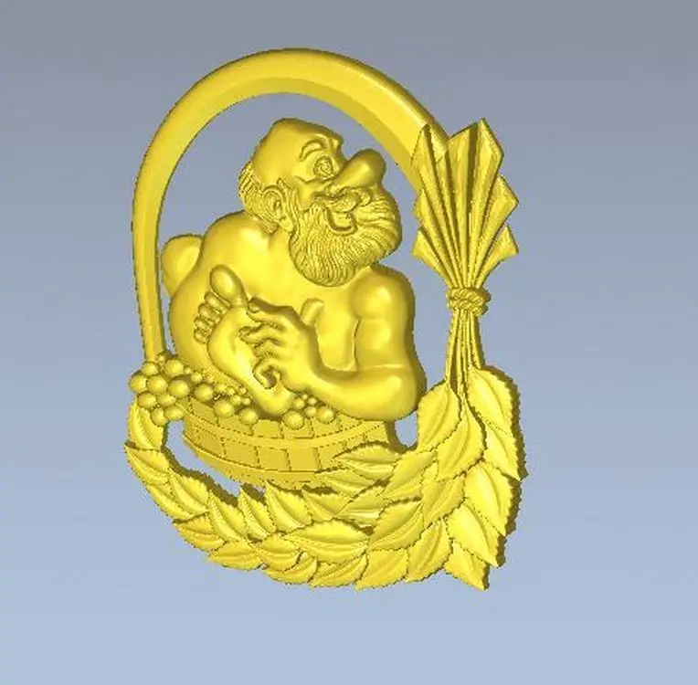

3d model relief for cnc in STL file format Men_1