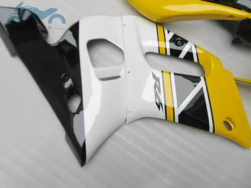 Обновите ваш обтекатели комплект для YAMAHA R6 YZFR6 1998 1999 2001 2002 YZF R6 98-02 спортивные жёлтого пластика обтекатель наборы кузова EB42