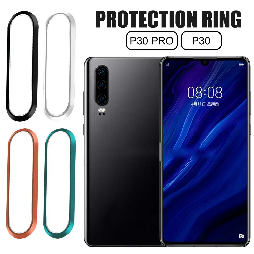 Защитная пленка для камеры из закаленного стекла Huawei P30 P30Pro металлическое кольцо