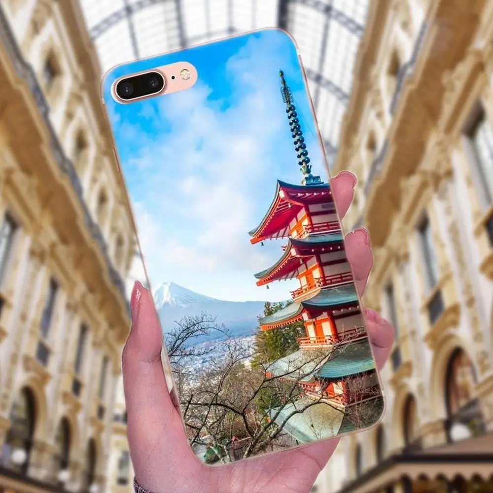 Крепление Fuji цветок вишни предложение TPU горячие продажи для Huawei Mate 7 8 9 10 20 P8 P9 P10 P20